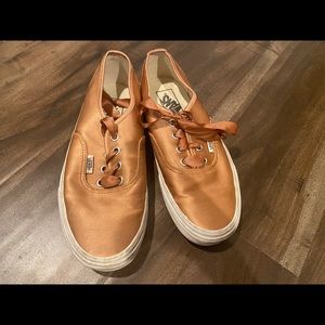 Rose Gold Vans Shoes